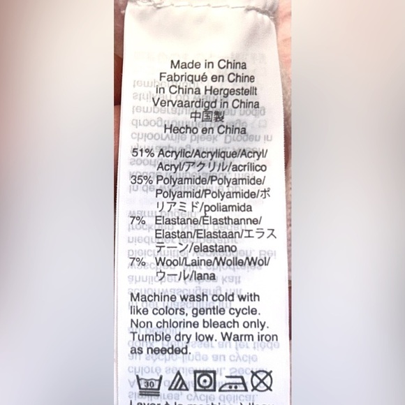 J. Crew Factory Heather Pink Balloon Puff Sleeve Turtleneck, Extra Soft Yarn, S - Picture 11 of 12